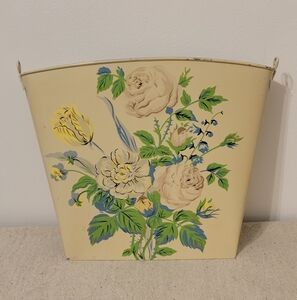 Vintage Painted Galvanized Hanging Tin